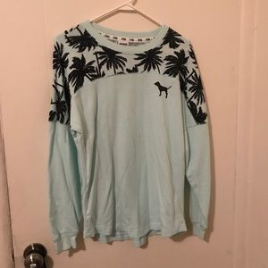 Long sleeve PINK crew